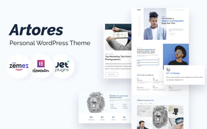 Personal WordPress Elementor Theme WordPress Theme