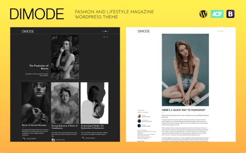 fashion blog theme