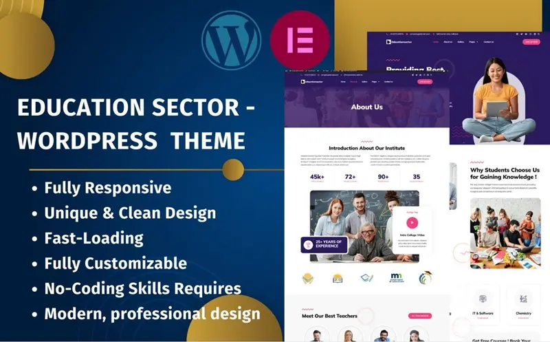education wordpress theme free