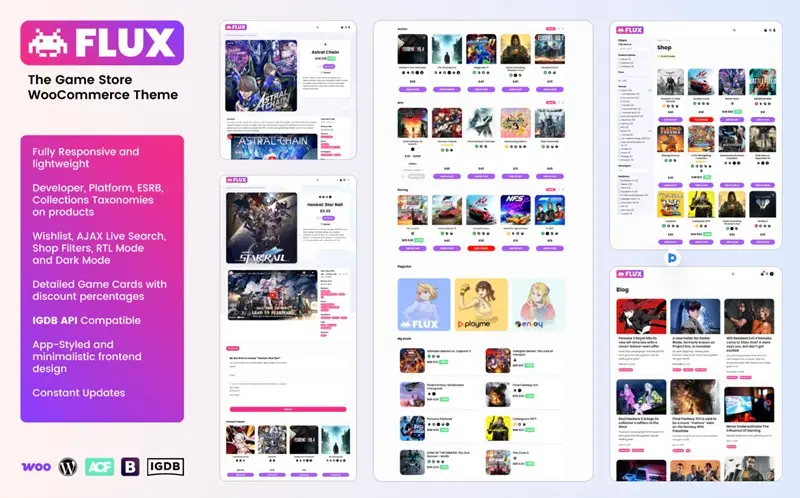 Game Store WooCommerce Theme