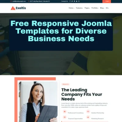 free joomla template business