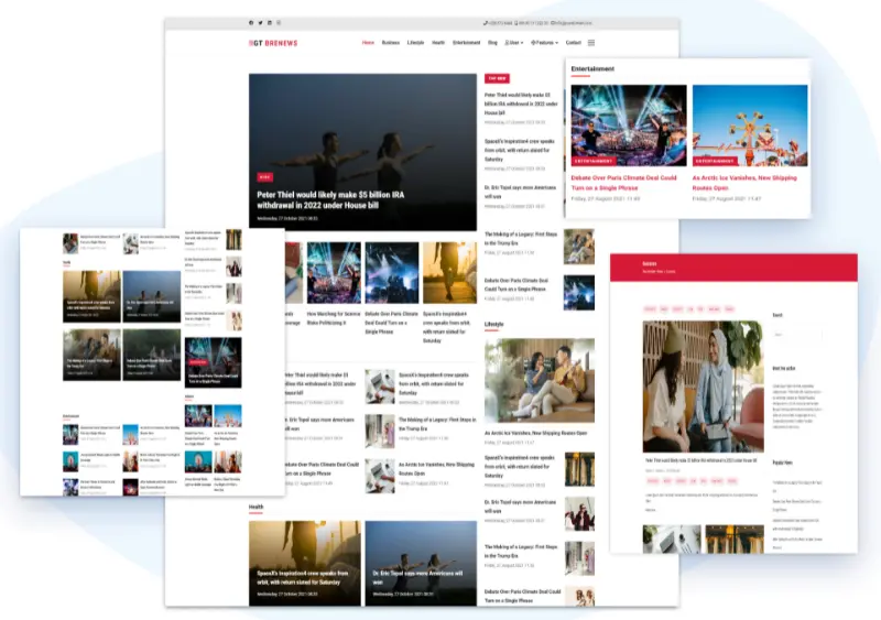 Free Modern Lifestyle Joomla Template