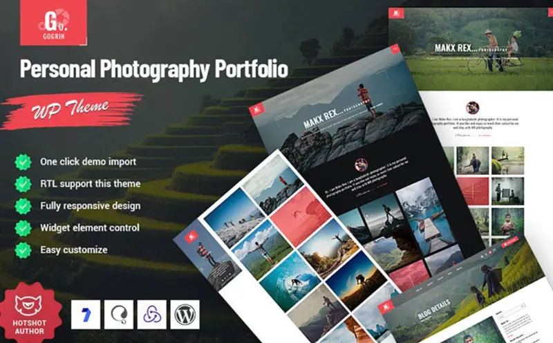 Photography Portfolio WordPress Theme