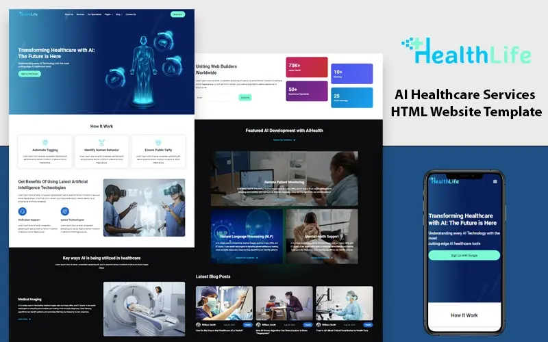 Healthcare - AI HTML Website Templates Healthcare - AI HTML Website Templates