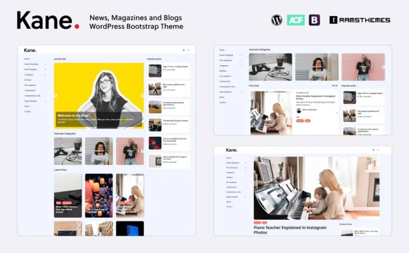 News Magazine Blog Theme
