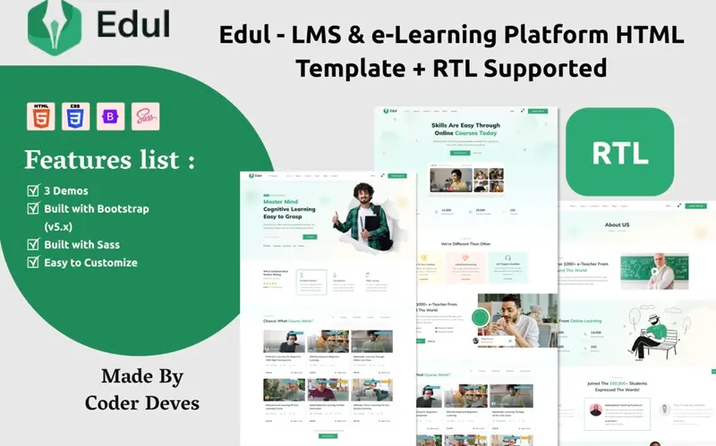 e-Learning HTML5 Template