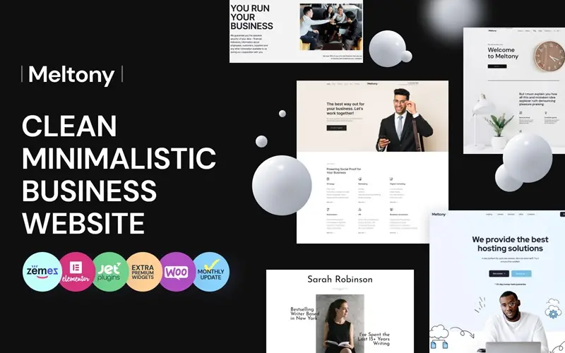 Minimalist for Any Businesses WordPress Theme