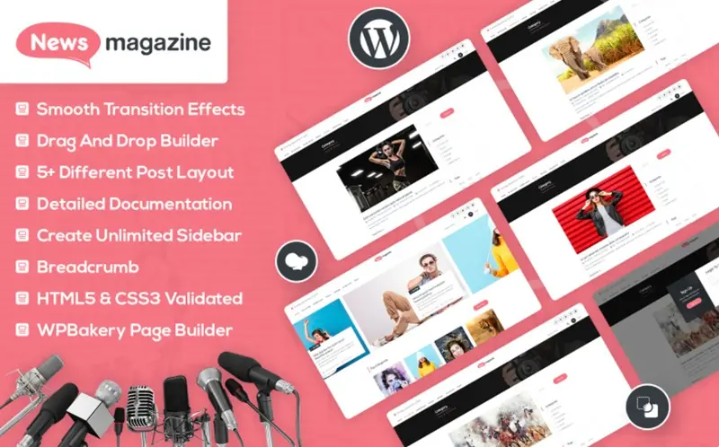 Magazine wordpress theme