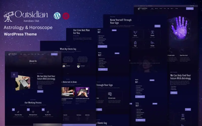Horoscope WordPress Theme