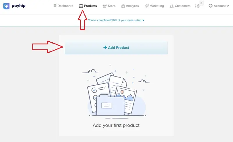 Payhip add product