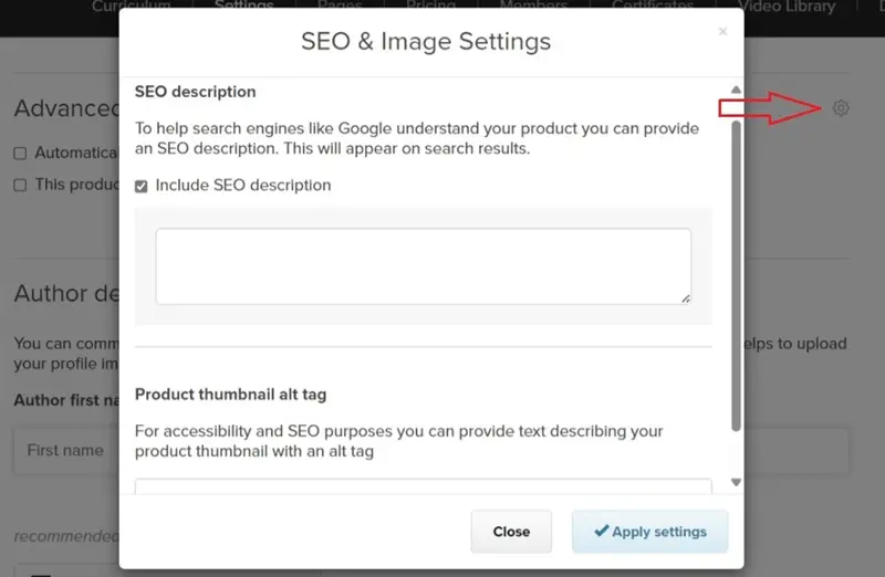 Payhip Online course SEO description and course thumbnail alt tag Write Payhip Online course SEO description and course thumbnail alt tag