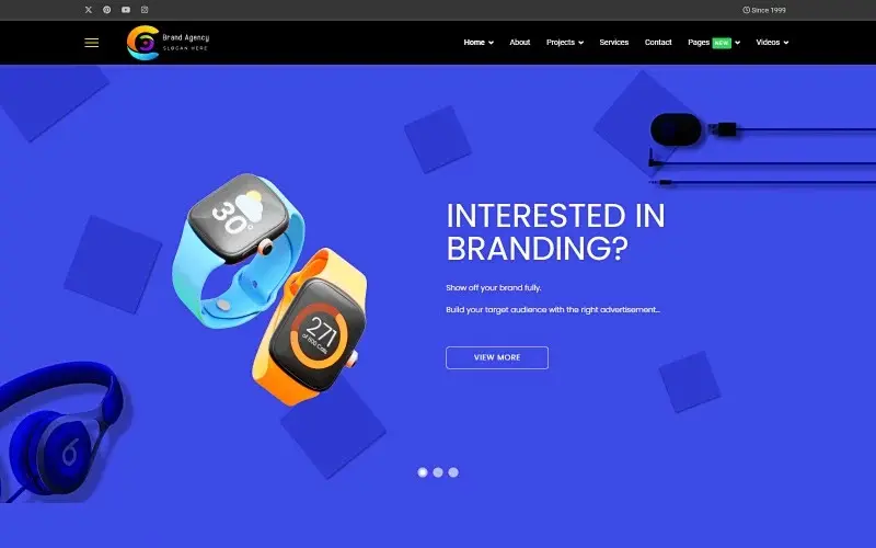 Portfolio and Marketing Creative Agency Joomla Free Template