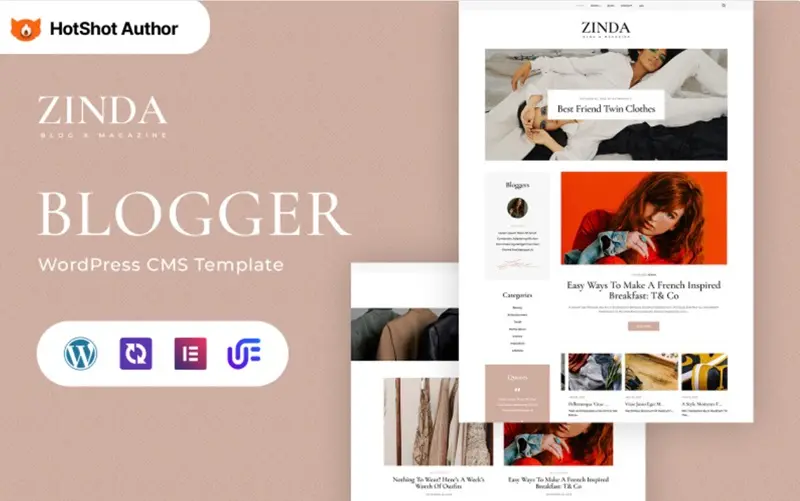 Blogger WordPress theme