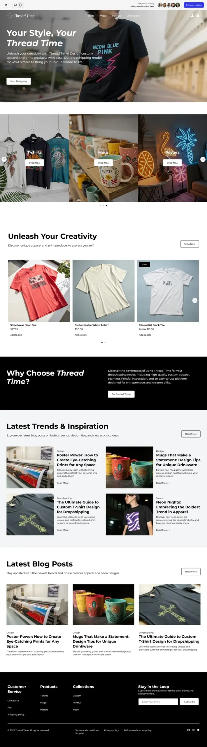 ai website builder theme